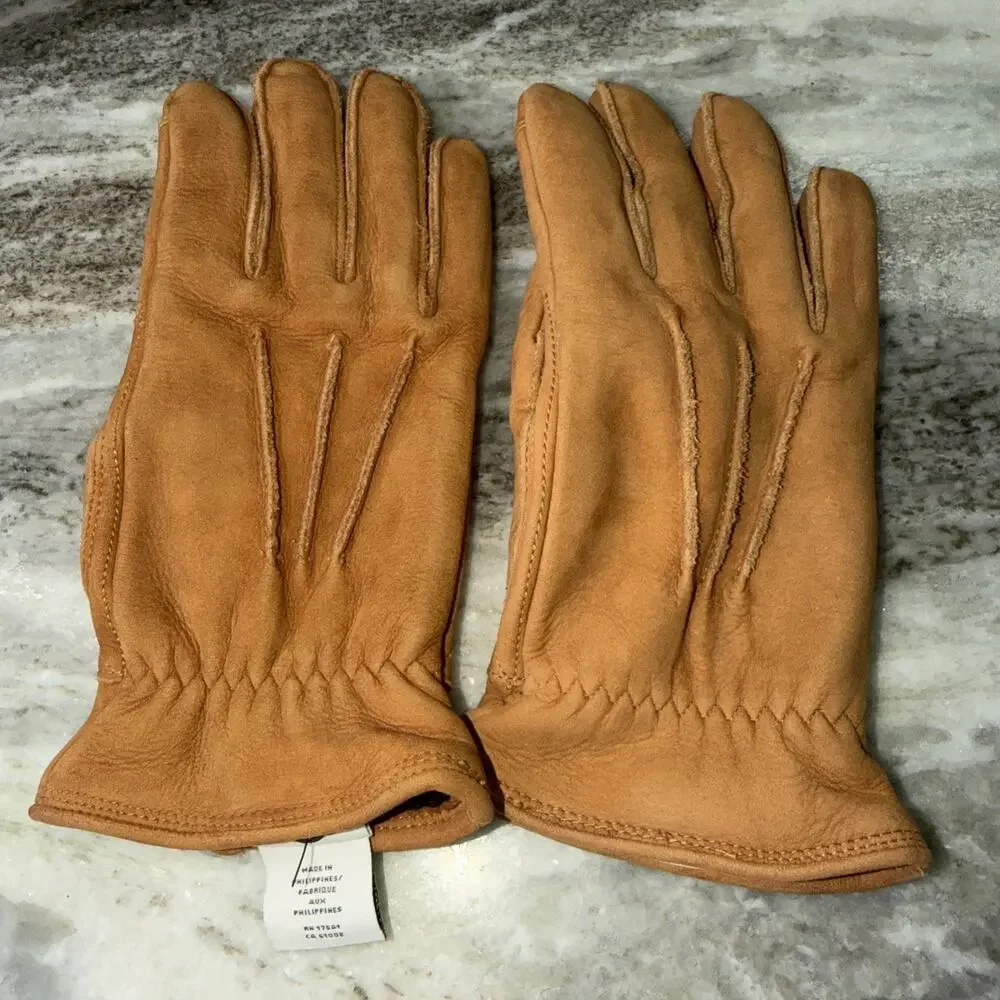 UGG 3 Point Leather Tech Gloves with Sherpa Lining WOMENS MED (v26)